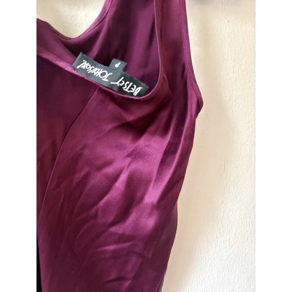Betsey Johnson Vintage 100% Silk Dress Bias Cut Made In USA Size P - Picture 3 of 8